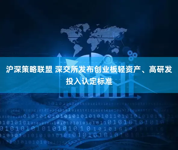 沪深策略联盟 深交所发布创业板轻资产、高研发投入认定标准