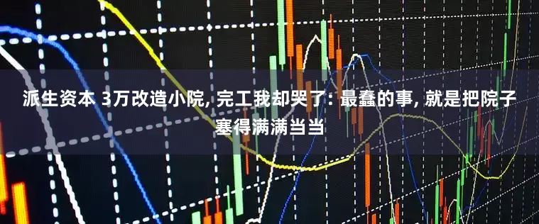 派生资本 3万改造小院, 完工我却哭了: 最蠢的事, 就是把院子塞得满满当当